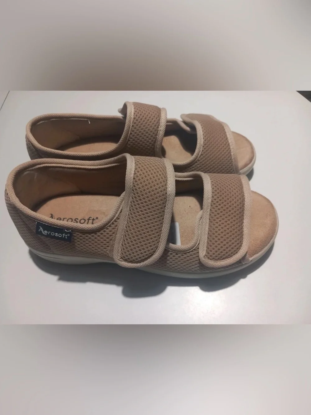 Kids Beige Adjustable Velcro Sandals